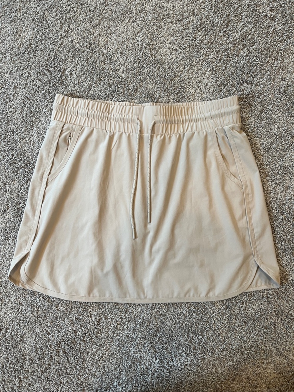 Avalanche Beige Athletic Skort